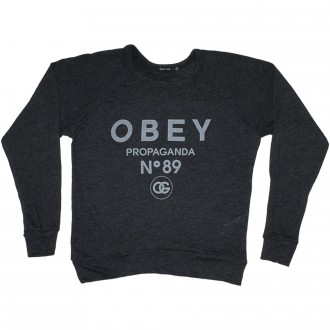 Sweat Shirt Femme Obey - Obey 89 - Black