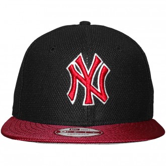 Casquette Snapback New Era - 9Fifty MLB Maxd Out - New York Yankees - Black / Scarlet