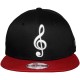 Casquette Snapback New Era - 9Fifty The Clef - Black / Scarlet