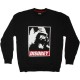 Sweat Shirt Space Monkeys - Disobey Crew neck - Black