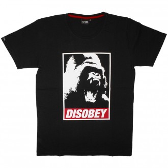 T-Shirt Space Monkeys - Disobey Crew neck Tee - Black