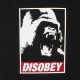 T-Shirt Space Monkeys - Disobey Crew neck Tee - Black