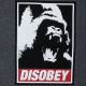 T-Shirt Space Monkeys - Disobey Crew neck Tee - Mel Dk Heather