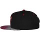 Casquette Snapback Mitchell And Ness - NBA Court Vision - Chicago Bulls - Black