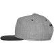 Casquette 6 Panel Hybrid Mitchell And Ness - NBA Refine - Chicago Bulls - Grey Heather