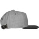 Casquette 6 Panel Hybrid Mitchell And Ness - NBA Refine - Chicago Bulls - Grey Heather