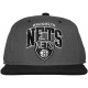 Casquette Snapback Mitchell And Ness - NBA Scholar - Brooklyn Nets - Black