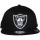 Casquette Snapback New Era - 9Fifty NFL Black-White Basic - Oakland Raiders