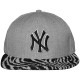 Casquette Snapback New Era - 9Fifty MLB Heather Pair - New York Yankees - Heather Grey / Black / Zebra White