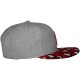 Casquette Snapback New Era - 9Fifty MLB Heather Pair - New York Yankees - Heather Grey / Scarlet / Leopard