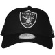 Casquette Trucker New Era - Adjustable NFL Team Fill - Oakland Raiders - Black