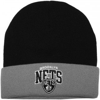 Bonnet Mitchell And Ness - NBA Arched Cuff Knit - Brooklyn Nets - Black