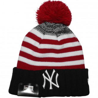 Bonnet New Era - MLB Snowfallstrip2 - New York Yankees - Black / Scarlet / White