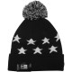 Bonnet New Era - Starred Over New Era - Black / White