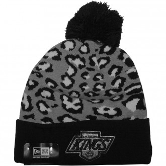 Bonnet New Era - NHL Team Leopard 2 - Los Angeles Kings - Black / Grey / White