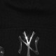 Bonnet Femme New Era - MLB Metal Cuff - New York Yankees - Black / Silver