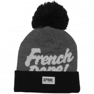 Bonnet Space Monkeys - French Dope Beanie - Dark Heather Grey / Black