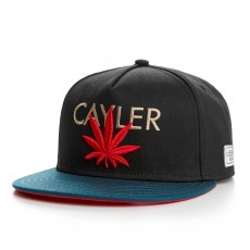 Casquette Snapback Cayler And Sons - Cayler Cap - Black / Forest Green / Red