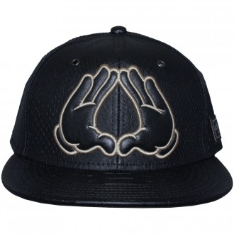 Casquette Strapback Cayler And Sons - Flatbush Cap - Black Snake / Black / Gold