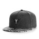 Casquette Snapback Cayler And Sons - Ziggy 2Tone Cap - Grey Flannel / Snow Tiger