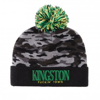 Bonnet Cayler And Sons - Kingston Pom Pom Beanie - Black Camo / Rasta