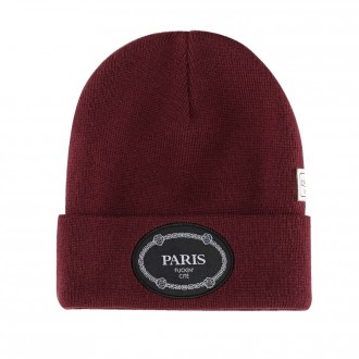 Bonnet Cayler And Sons - Paris Beanie - Maroon / Black / White