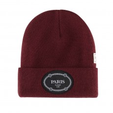 Bonnet Cayler And Sons - Paris Beanie - Maroon / Black / White