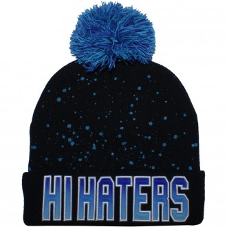 Bonnet Cayler And Sons - Hi Haters Pom Pom Beanie - Black / Fading Blue