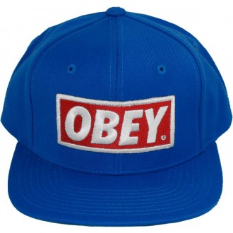 Casquette Snapback Obey - Original - Blue-Blue