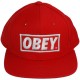 Casquette Snapback Obey - Original - Red-Red