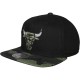 Casquette Snapback Mitchell And Ness - NBA Combat - Chicago Bulls - Black / Camouflage