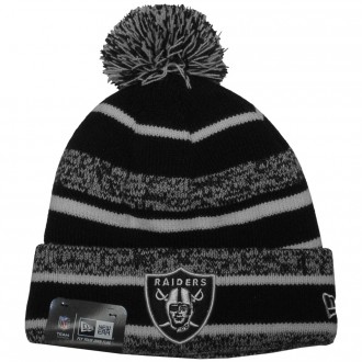 Bonnet New Era - NFL Sport Knit Black Oakland Raiders - Black / White