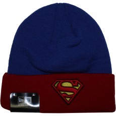 Bonnet New Era x DC Comics - Char Contrast Cuff Superman - Blue / Red