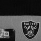 Bonnet New Era - NFL Contrast Cuff Oakland Raiders - Black / Grey