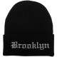 Bonnet Mitchell And Ness - NBA All City Gothic Knit - Brooklyn Nets - Black