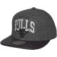 Casquette Strapback Mitchell And Ness - NBA Podium - Chicago Bulls - Grey