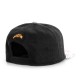 Casquette Snapback Cayler And Sons - Paris Throwback Cap - Black Wool / Floral Leather / White