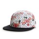 Casquette 5 Panel Cayler And Sons - Paris Throwback 5 Panel Cap - Floral Leather / Black Wool