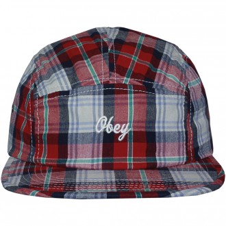 Casquette 5 Panel Obey - Hinton 5 Panel - Red Multi