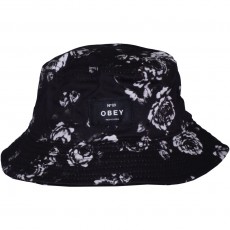 Chapeau Bob Obey - Rosecrans Bucket Hat - Black Multi