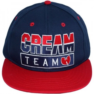 Casquette Snapback Wu-Tang Brand - Cream Team Snapback - Navy Blue