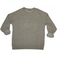 Sweat-Shirt Femme Obey - Demeter Crew - Heather Oatmeal