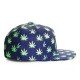 Casquette Snapback Cayler And Sons - Leafs n Stripes 2Tone Cap - Navy / Neon Green