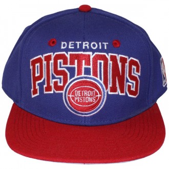 Casquette Snapback Mitchell & Ness - NBA 2 Tone Adjustable - Detroit Pistons