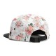 Casquette 5 Panel Cayler And Sons - Paris 5 Panel Cap - Off-White Rose / Black Suede