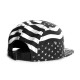 Casquette 5 Panel Cayler And Sons - Flagged 5 Panel Cap - Black / White