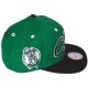 Casquette Snapback Mitchell & Ness - NBA 2 Tone Script - Boston Celtics