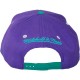 Casquette Snapback Mitchell & Ness - NBA 2 Tone Script - Charlotte Hornets