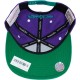 Casquette Snapback Mitchell & Ness - NBA 2 Tone Script - Charlotte Hornets