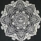 T-Shirt Obey - Mandala - Black